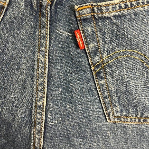 Levi’s 501 Original Fit High Rise Shorts Size 25 Medium Wash - Picture 9 of 9